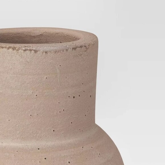 Threshold Large Ceramic Modern Malin Vase Earthenware Finish 15" Target 2022 NWT - Picture 3 of 8